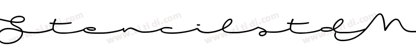 StencilstdMiSans Dem字体转换